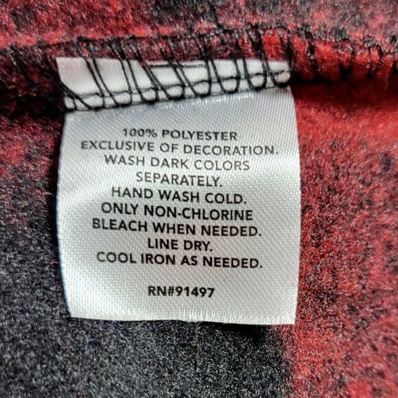 John Wayne Stock & Supply Men's Sweater Size XXL Plaid Flannel 1/4 Zip Pullover - Picture 6 of 6